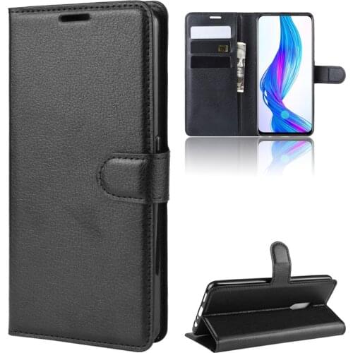 For Oppo Realme X Case Cover Flip Leather Phone Case For Oppo Realme X Stand Cover Filp Cases For Oppo Realme X