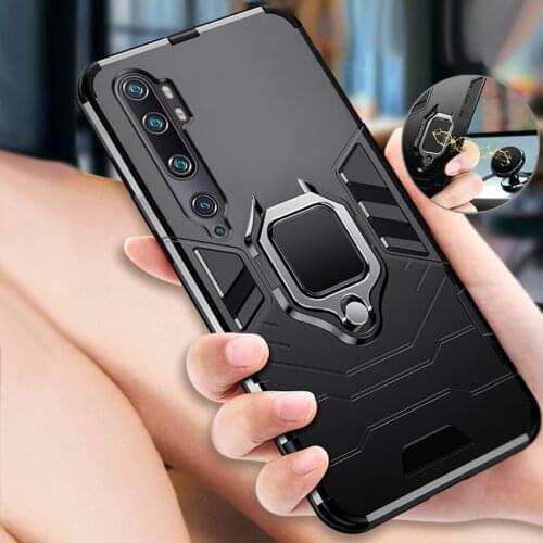 For Xiaomi Mi Note 10 Pro Case MI 10 Pro Magnetic Armor Stand Cover For Xiaomi Redmi Note 8 7 Pro Mi A3 Lite 9 CC9 Pro CC9E Case