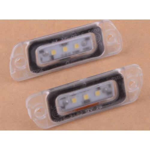 CITALL A2518200166 2pcs Error Free LED License Plate Light for Mercedes X164 W164 W251 GL ML R Class 2006 2007 2008 2009-2011