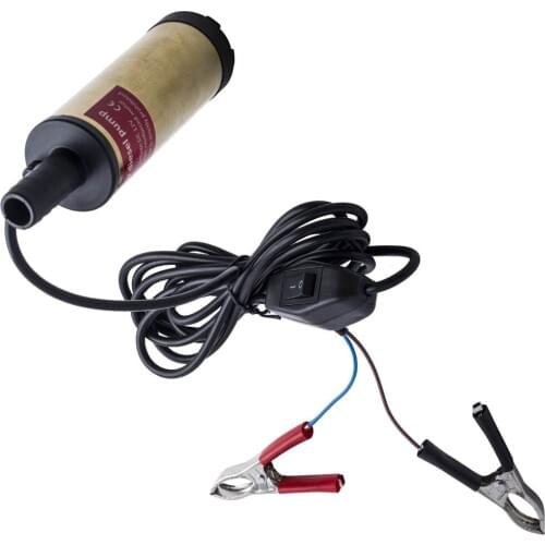 12V Diesel Fuel Pump Transfer Pump 40 Watts Oil Fluid Refuelling 38mm