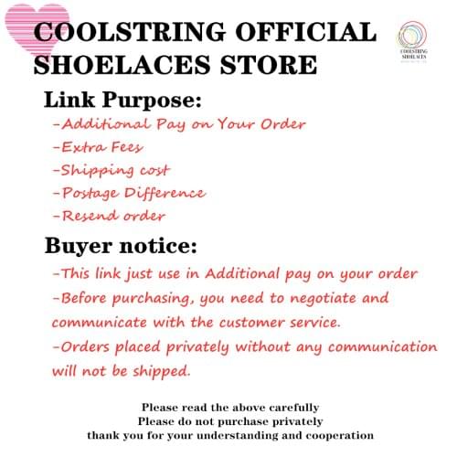 Coolstring Additional Pay on Your Order=Extra Fees & Shipping Cost or Postage Difference / Resend Link