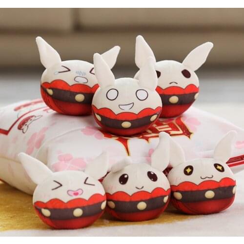 Game Genshin Impact Dolls Bouncing Bomb COS Anime Cartoon Pillow Slimes Bag Plush Toy Cosplay Slime Cute Gifts