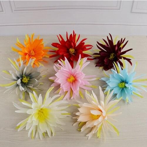 21cm 8Colors Artificial Silk Epiphyllum Peony Flower Heads For DIY Handmade Craft Floral Supplies Wedding Wall Home Decoration