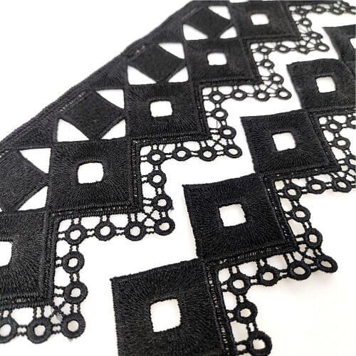 1 yard milk fiber Lace Ribbon Trim Applique for Costumes Dresses Trimmings 5-7 cm Lace Fabric Embroidery Strip Sewing lace