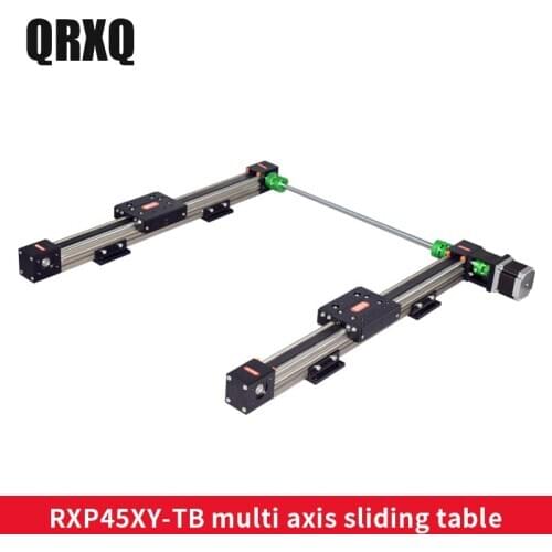 Linear guide synchronous belt line XY linear slide gantry precision CNC machine hand mold group