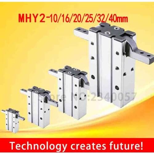 MHY2-10/16/20/25/32/40MM Bore SMC Type Parallel Style Air Gripper Cylinder Pneumatic Cylinder MHZ2-6 10 16 20 25 32 40D