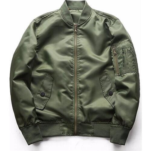 YuWaiJiaRen Bomber Jacket Men Autumn Winter Fashion Casual Baseball Clothes Pilot Air Force Military Mens Coat