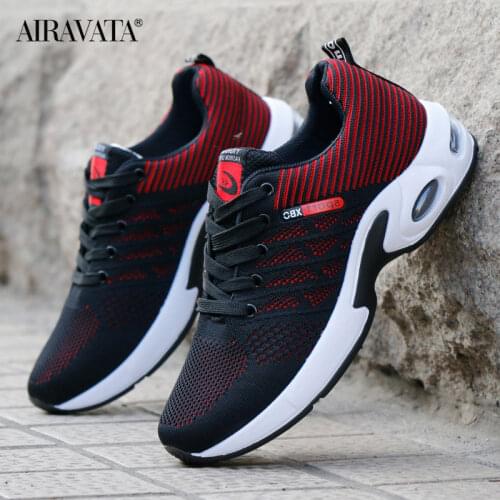 Men Running Shoes Breathable Non-slip Sneakers Air Cushion Comfortable Sports Casual Sneakers
