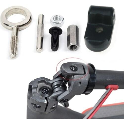 Shaft Locking Buckle Assembly Set Spare Pats For Xiaomi M365 Scooter Replacement Part with Pull Ring Screw Folder Hook Kits