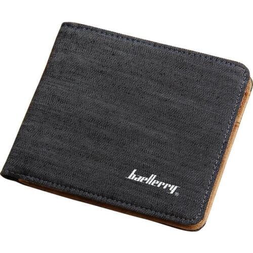 Hot Sale Fashion Men Wallets Quality Soft Linen Design Wallet Casual Short Style 3 Colors Credit Card Holder Purse Free Shipping