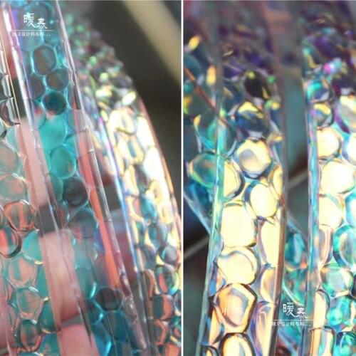 New Rainbow Laser TPU Rope Ribbon Colorful Belt DIY Shoulder Strap Bags Clothes Decor Handmade Designer Accessories