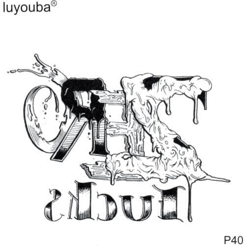 Zero Temporary Tattoo Sticker Tatuajes Temporales Waterproof Temporay Tatoo fake tattoo sleeves henna tattoo stickers