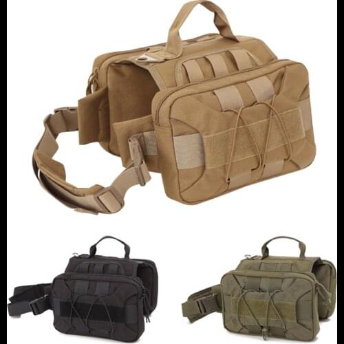 Dog Harness Pet Durable Dog Collar Nylon Tactical Handle Vest For Large Dogs Military Army Pet Harness Patrol Hunting Outdoor