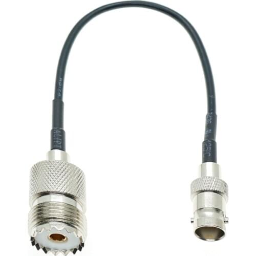 RG174 BNC FEMALE to UHF Female SO239 Coax RF Cable