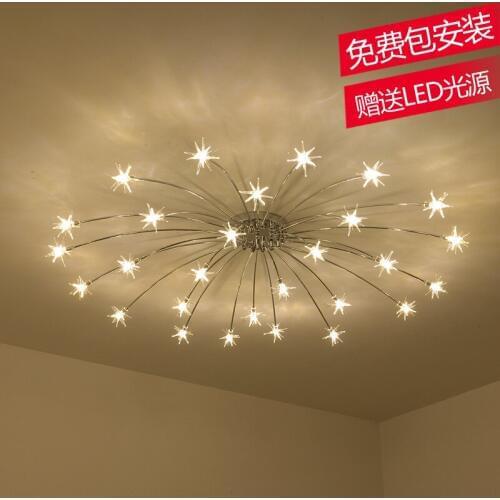 Modern Sky star LED ceiling light living room simple bedroom personality book room ceiling lamp
