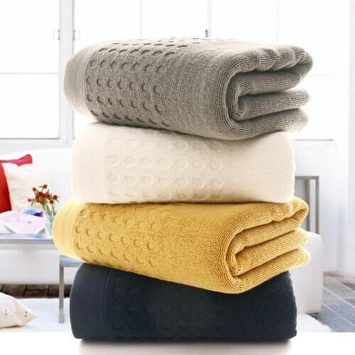 Super Absorbent Grey Men Towel 100% Cotton Large Bath Towel and Small Face Hand Towel for Adults Soft Towels Bathroom