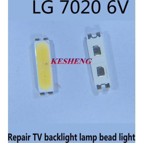 Suitable for LG LCD backlight TV application LED backlight 1w 6v 7020 cool white LED LCD TV backlight TV BB72D/ 100PCS