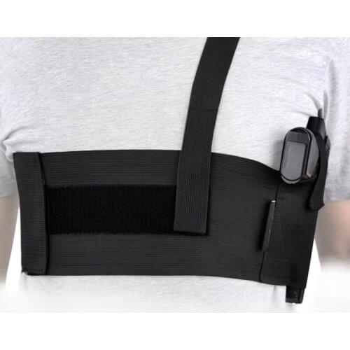 Tactic Universal Belly Band Shoulder Gun Holster For PM Glock 17 G2C Makarov Airsoft Pistol Concealment Carry Hidden Gun Holster