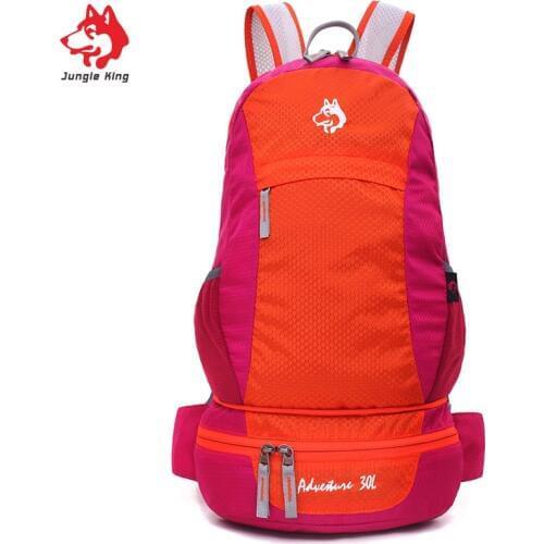 Jungle King Outdoor camping 30L large capacity multi-function Waterproof Sport mountaineering backpack pockets combo foldable