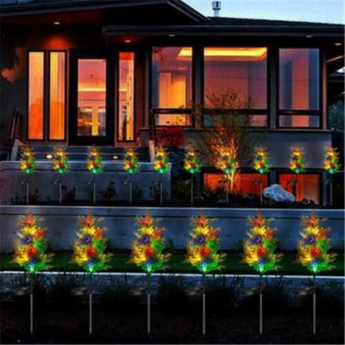 Outdoor Solar Light Lawn Lamp Cypress Trees Lamp Garden Decoration Solar Led Light Outdoor Landscape Street Lamp Solar Lights