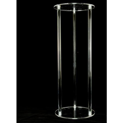 Tall Wholesale clear acrylic table flower stand for wedding