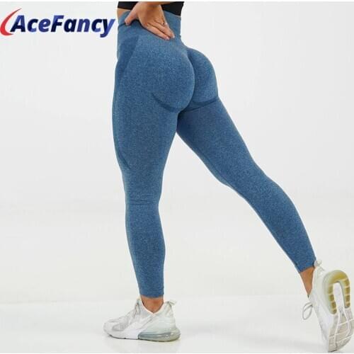 Acefancy Skinny Gym leggings Women Push up Sports Leggings Fitness High Waist Pants Hip Up Sports Pants For Women ZC2818