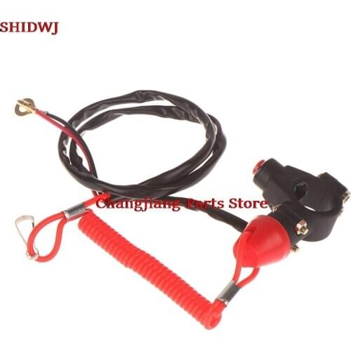 1PC ATV Motorcycle Boat Tether Lanyard Emergency Kill Stop Engine Switch Push Button for Pocket Mini Dirt Bike ATV Quad