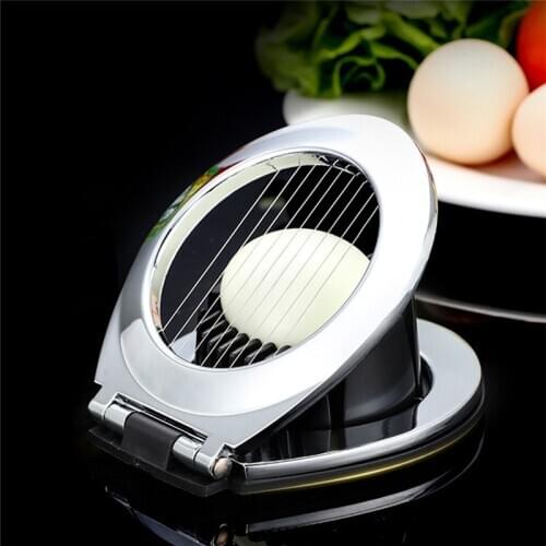 1PC Creative Stainless Steel Egg Cutters Multifunctional Two Modes Fruits Vegetable Cutting Slicers Home Kitchen Accessories