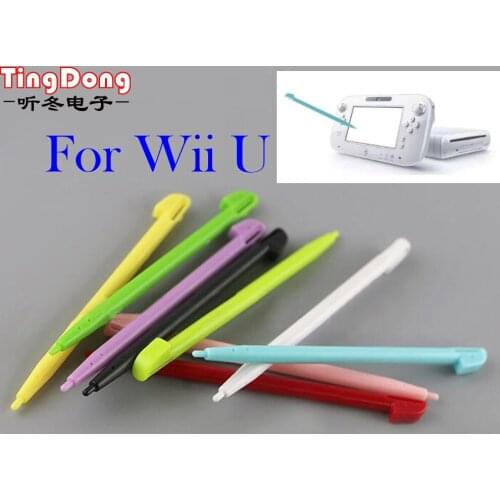 10pcs/lot Multi Color Stylish Touch Pen Touch Stylus Pen for Nintend Wii U WIIU Game Console