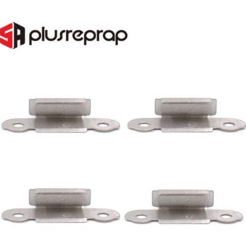 4PCS Stainless Steel Heated Bed Clip Clamp for 3D Printer Build Platform Glass Retainer