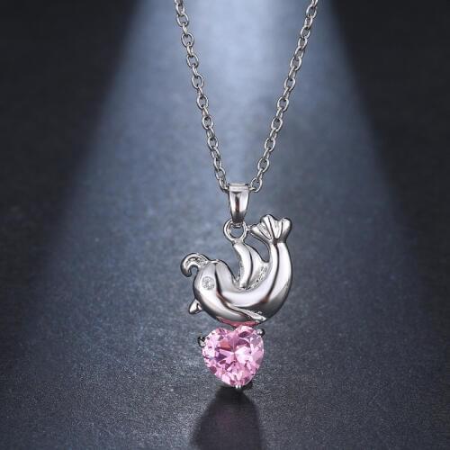 Emmaya Brand Gorgeous AAA Cubic Zircon Animal Pendant Adjustable Necklace for Women Fashion Crystal Jewelry Wedding Gift