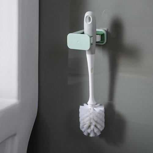 Household Furniture Wall Hanging Clip Mop Clip Bathroom Wall-Mounted Toilet Brush Clip Bathroom Accessories