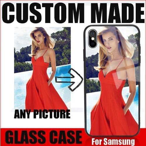 Custom Photo Tempered Glass Cover For Samsung Galaxy A11 A21 A31 A41 A70E A51 A91 A81 M31 M21 A71 5G M60S S10 Note 10 Lite Case