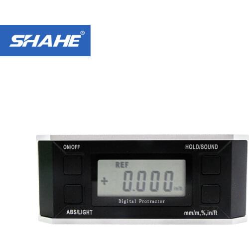SHAHE 360 degree Digital Protractor Inclinometer Smart Tool Digital Level Digital inclinometer with magnet illuminate