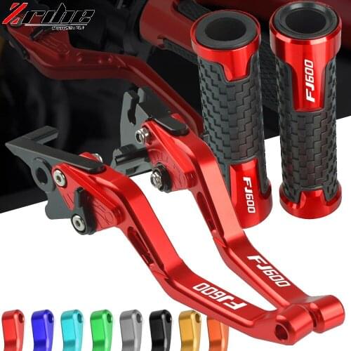 For Yamaha FZ600 FZ 600 1987 1998-1989 Motorcycle CNC aluminum Adjustable Foldable Brake Clutch Lever Handle Grips FZ600 LOGO