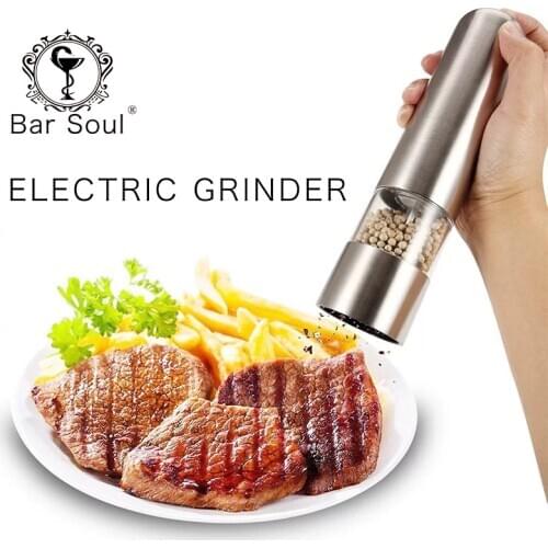 Bar Soul Electric Grinder Powder Distributor Abrasive Action Cocktail Seasoning Spice And Cinnamon Grinding Barware