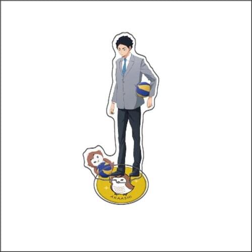 Anime Haikyuu Figures Desk Plate Models Anime Volleyball Teenagers Acrylic Stand Model Toys Action Figures