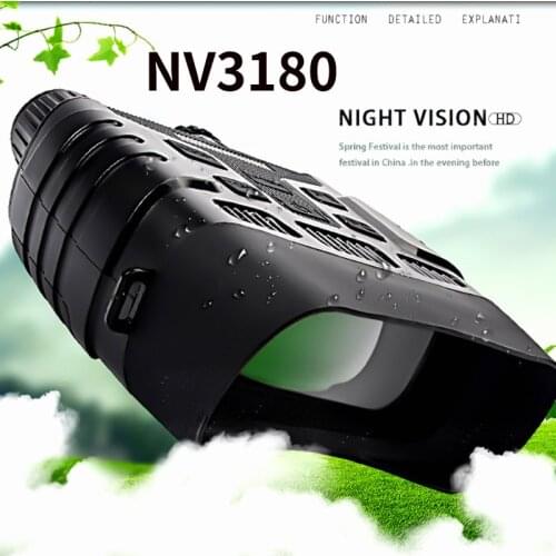 Infrared Digital Hunting Camera Video Recorder Night Vision Binoculars 2.31inch 4x Zoom Day and Night Video Goggles NV3180