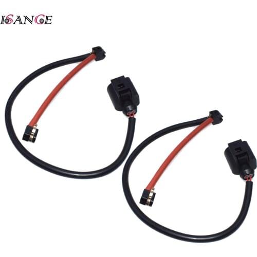 ISANCE 2 pieces Rear PAD Brake Pad Sensor 7L0907637 95561236500 For 07-09 Audi Q7/ 04-10 VW Touareg / 03-10 Porsche Cayenne