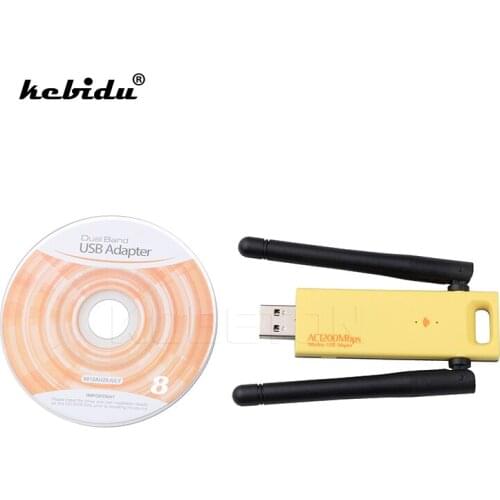 Kebidu WD-4602AC 1200Mbps Wireless Dual Band USB Adapter USB3.0 Wireless Network WiFi Adapter 2.4GHz / 5.0GHz Ethernet 802.11AC