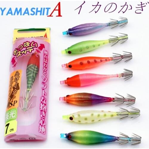 YAMASHITA squid hook blowing tube explosion hook fishing software luminous cloth chapter volume hook hook