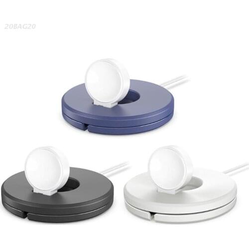 Magnetic Charging Dock Fixed Overload Protection Fast Seat Wireless Charger Compatible with Samsung-Active1/2/Watch3