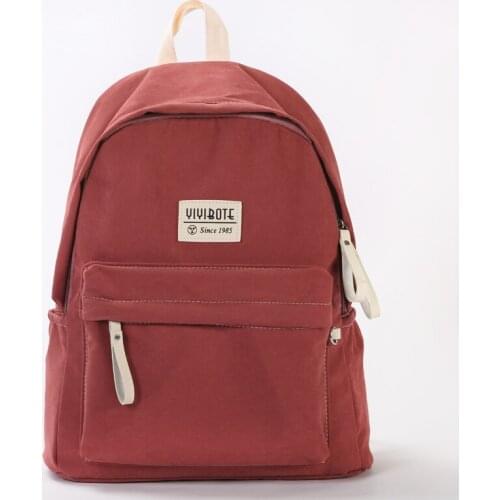 Cute Large Capacity School Bags for Teenager Girls Casual Cotton Womens Backpack College 2021 Harajuku Travel Bags for Women