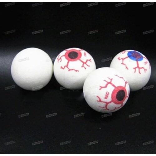 High Bounce Mini 25mm Rubber Bouncing Ball Eyeball Design Jumping Bouncy Balls Toy for Children Elastic Rubber Balls Props