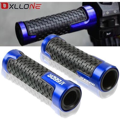 Motorcycle CNC Aluminum Accessories Anti-Skid Scooter Handle Grips 22mm Bar Hand Handlebar For YAMAHA XT660 R XT 660 R 2004-2017