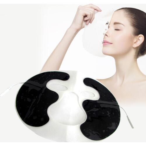 Non-woven Electrode Pads Face Massage Electrodes For TENS/EMS Digital meridian physiotherapy Unit Plug Hole 2.0mm