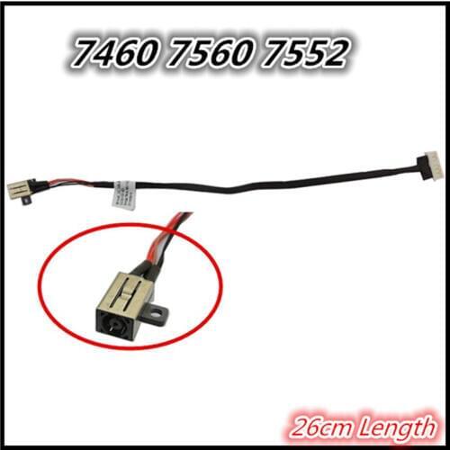 New Laptop DC Power Jack Cable Charging Wire For Dell Inspiron 14-7460 15-7560 7460 7560 7442 7552 7472 7772 15-7000 JM9RV