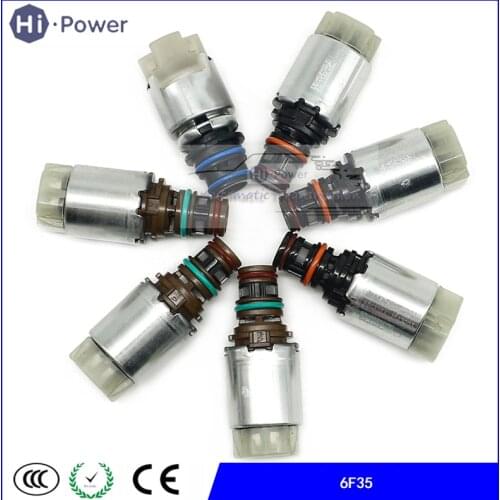 Original) 6F35 7PCS/Lot Transmission Solenoids Set For Escape Fusion Tribute Marinet Milan