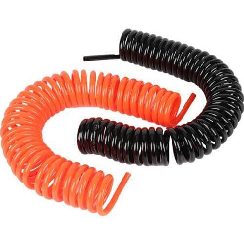 6M 9M Air Compressor Hose Tube 8x5mm Spring Tube Portable Coupler PU Pneumatic Hose Pipe