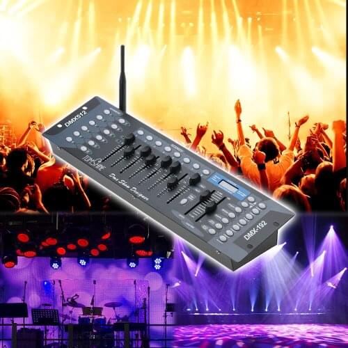 Everyday Lighting New 192 stage lighting console with wireless 2.4G Guangzhou protocol DMX512 controller